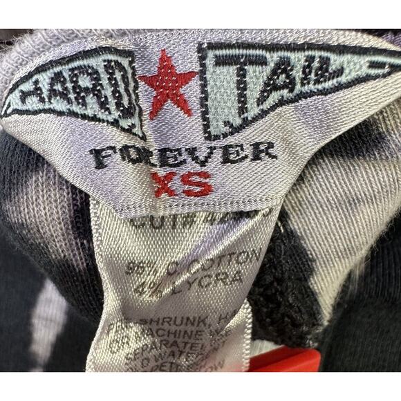 HARD TAIL Black Tie Dye Long Sleeve Bodycon Dress Midi Cutout Fairy Indie Y2K XS - Picture 6 of 6